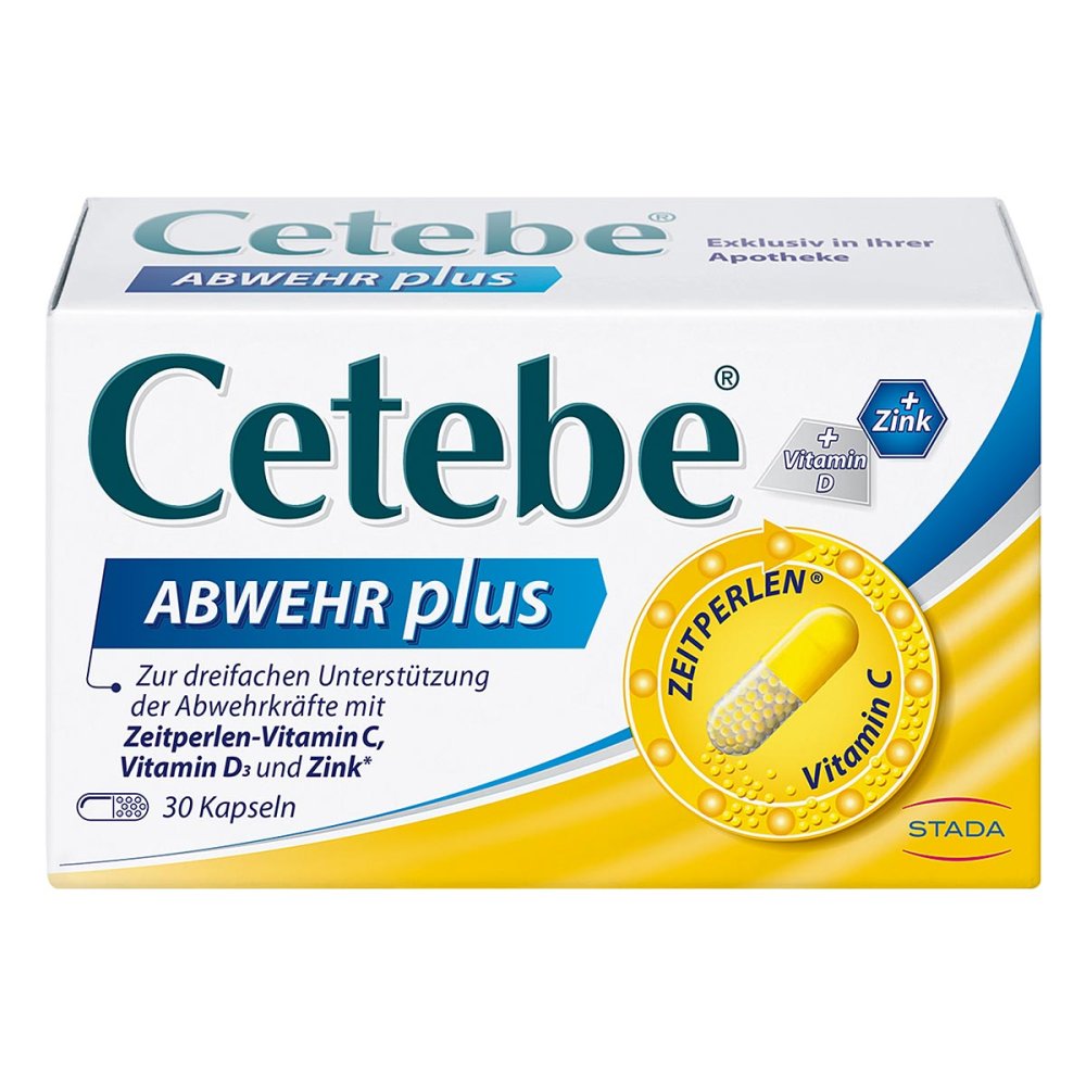 STADA Consumer Health Deutschland GmbH CETEBE Abwehr plus Mit Vitamin C, D und Zink 02408188