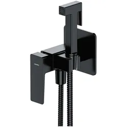 Omnires, Bidetarmatur, Concealed bidet faucet with shower Parma SYSPMBI2BL, black matte