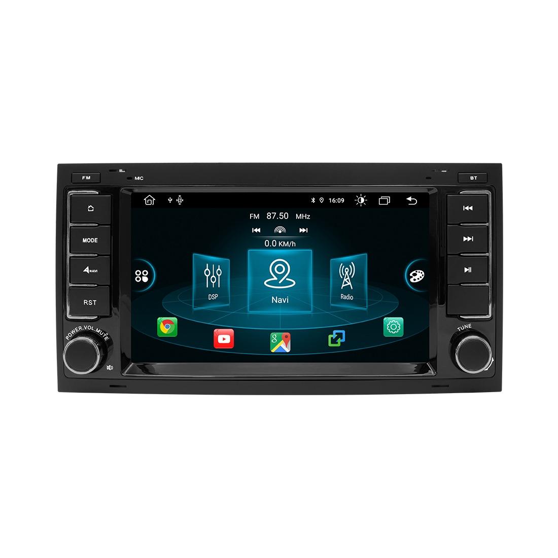 7" Android 13 Autoradio Für VW Touareg Transporter T5 Multivan. GPS WIFI RDS USB FM 4GB RAM 64GB ROM Drahtlos Carplay und Android Auto 8-Core CPU