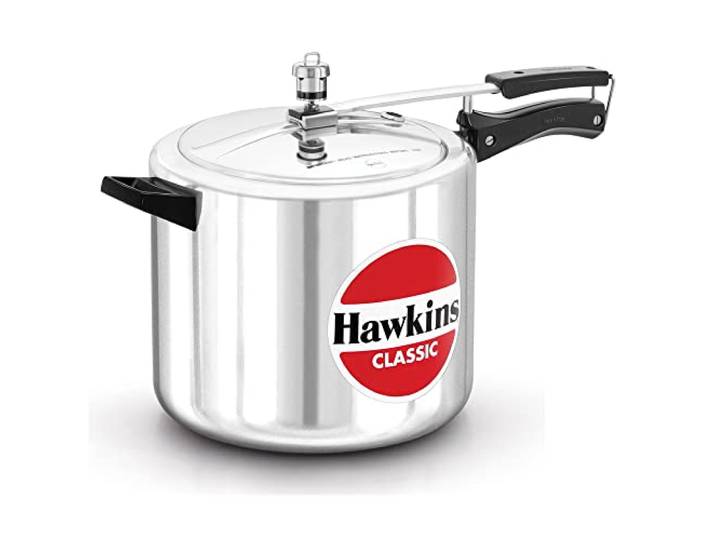 Hawkins Klassischer Schnellkochtopf, Aluminium, 10 l, silberfarben