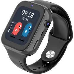 Garett Kids Twin 2 4g Schwarz (43 mm, Kunststoff, Schwarz, 4G), Smartwatch
