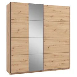 Schwebetürenschrank Gard 200 in Eiche Artisan
