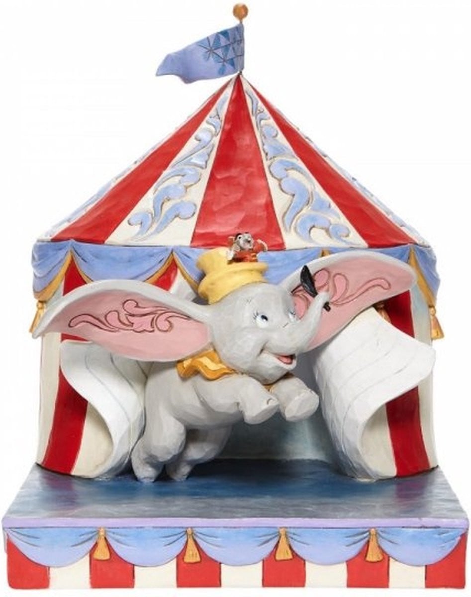 Disney Traditions Dumbo Over the Big Top beeldje voor volwassenen