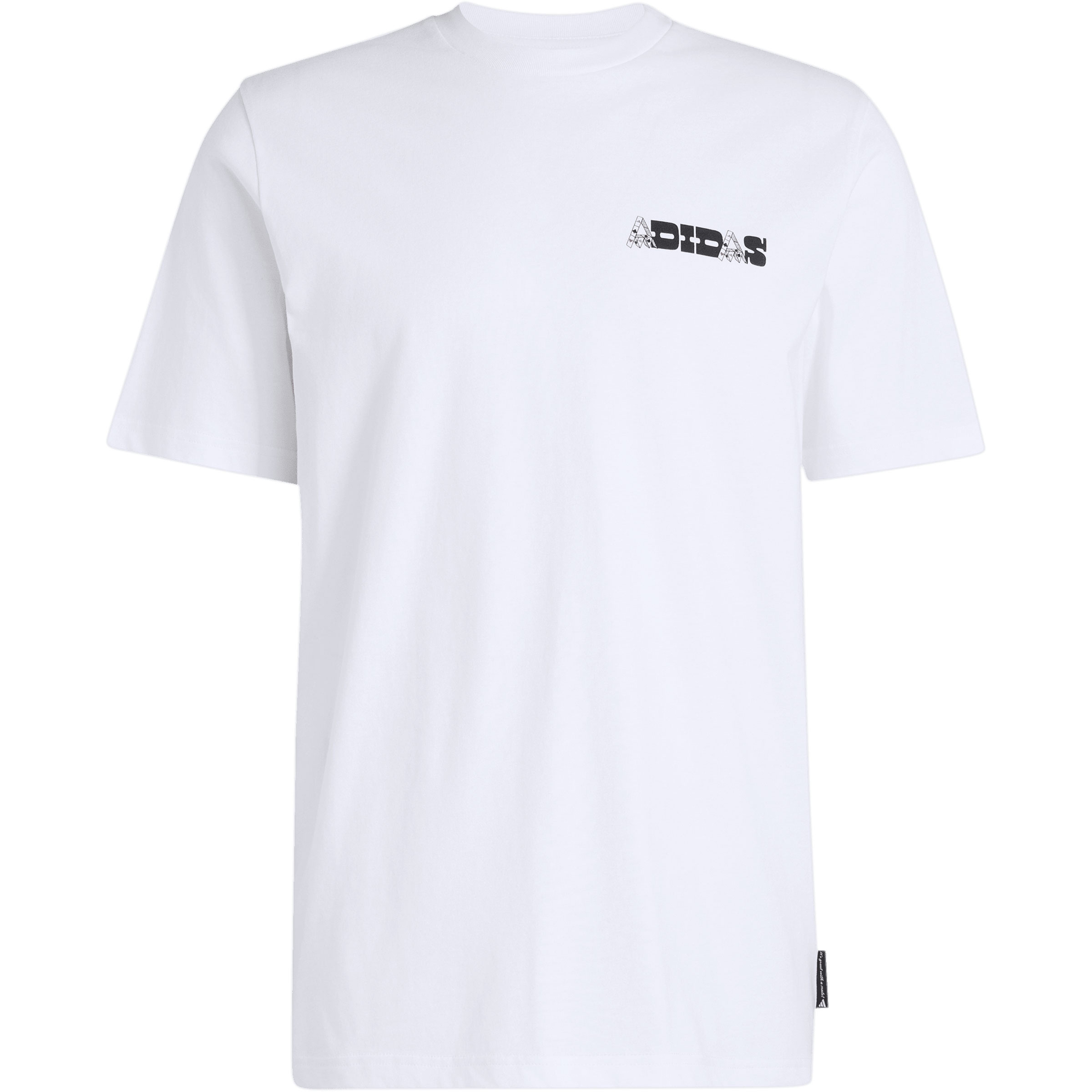 adidas Novelty Cards Herren T-Shirts weiss Größe M Lifestyle Widerstandsfähig