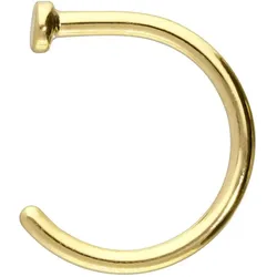 14/18 Karat Gold Nasenring offen PLATTE