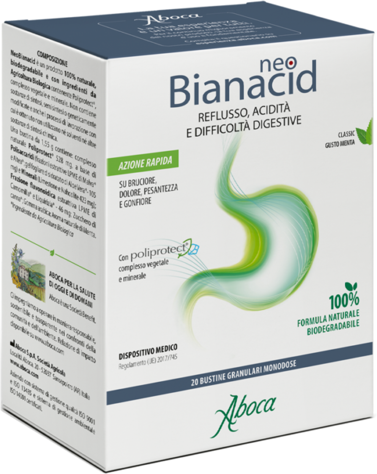 ABOCA Neobianacid Granulare Limone 20 Bustine 