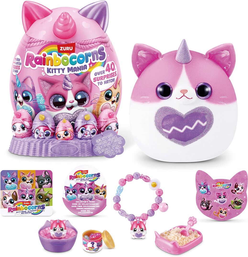 Zuru Peluche en huevo con sorpresas Kittymania Rainbocorns.