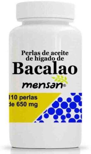 Mensan Cod Liver Oil 650 mg 110 Softgels