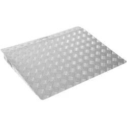 Baumarktplus TRUTZHOLM Türschwellenrampe 63 cm Länge 250 kg Traglast Alu Rollstuhlrampe Bordsteinrampe Tragegriff