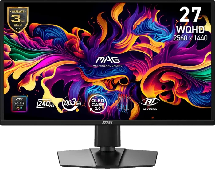 26,5" MSI MAG 272QP QD-OLED X24