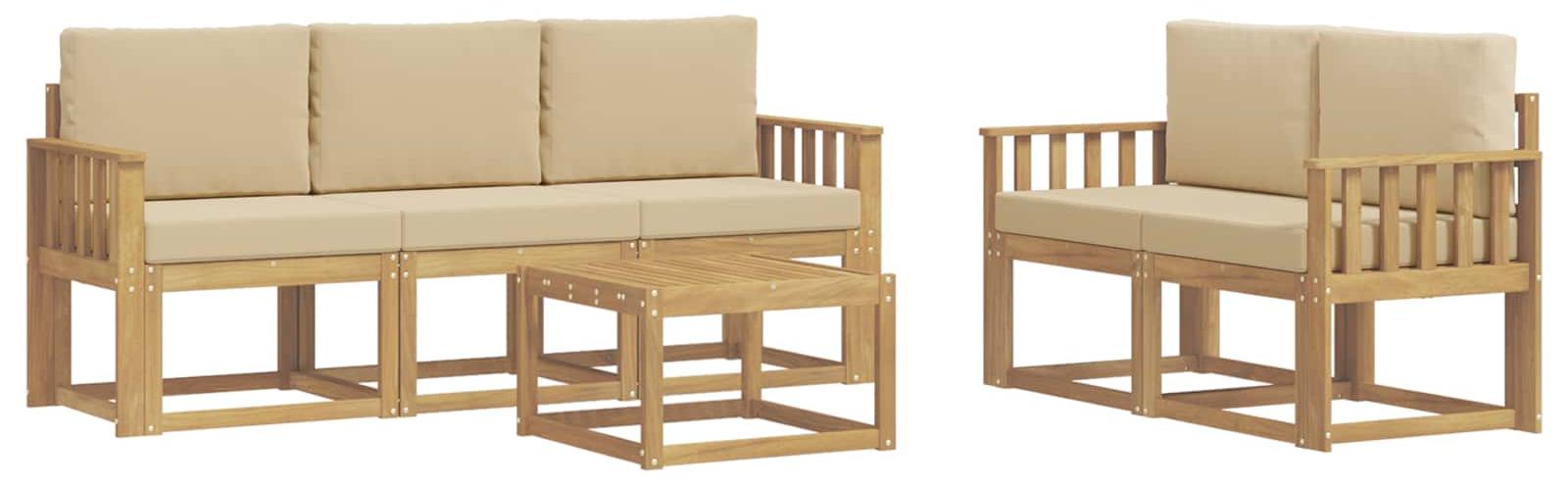 Outdoor-Sofagarnitur 6 pcs