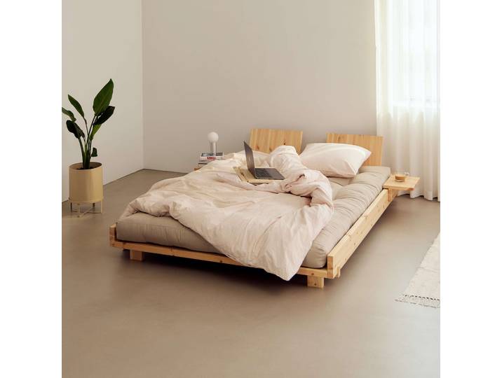 Karup Design Social Bed, ohne Matratze, FSC-zertifiziertes Massivholz wahlweise mit oder ohne verstellbares Zubehör, Bett in mehreren Grössen