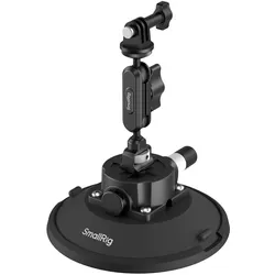 SmallRig 5855 4.5" Suction Cup Mount for Action Cameras, Action Cam Zubehör, Schwarz