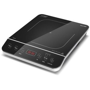 Caso Kochplatte Touch 2000, Induktions-Einzelkochplatte, schwarz, 2000 Watt