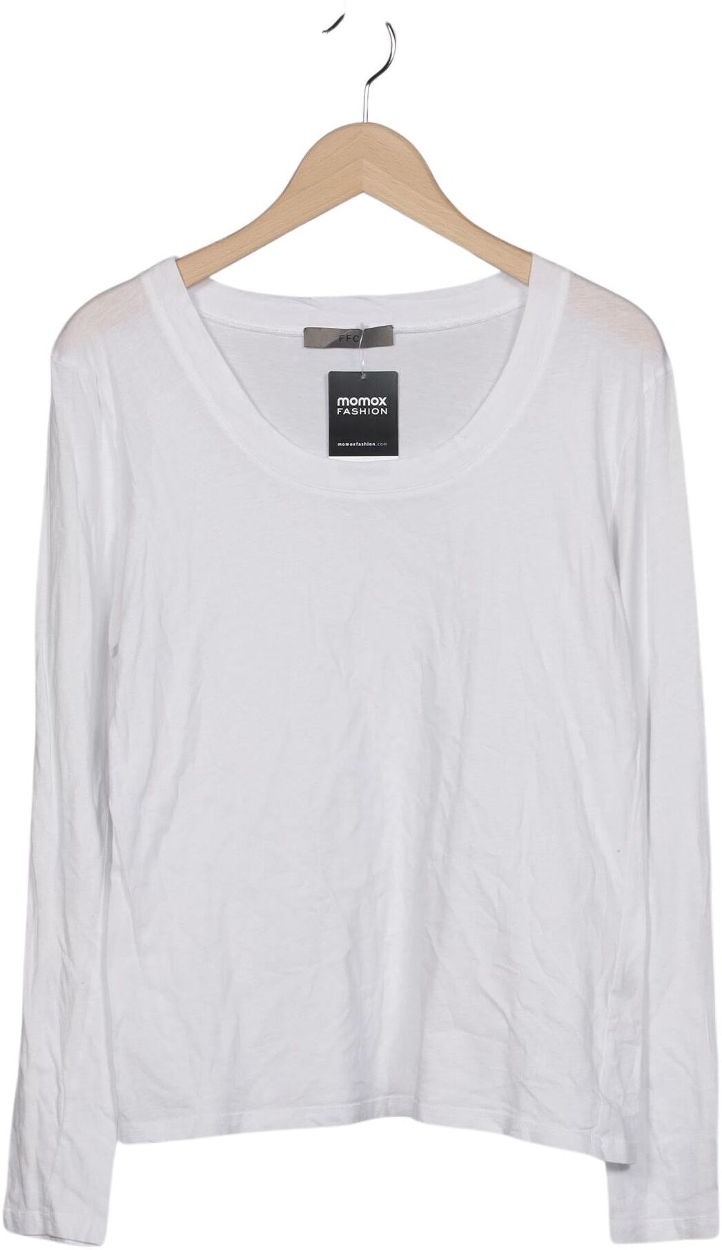FFC Damen Langarmshirt, Weiß, Gr. XL, kein / Etikett - Second Hand