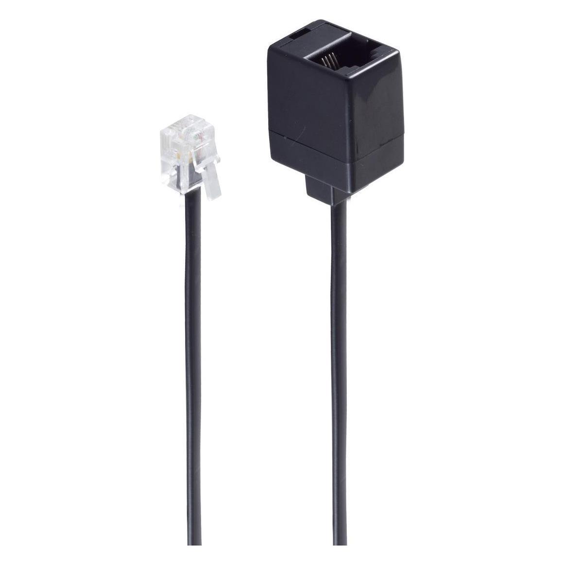 Shiverpeaks -BASIC-S--Western-Stecker 6/4 auf Western-Kupplung 6/4, 3,0m (BS70223)