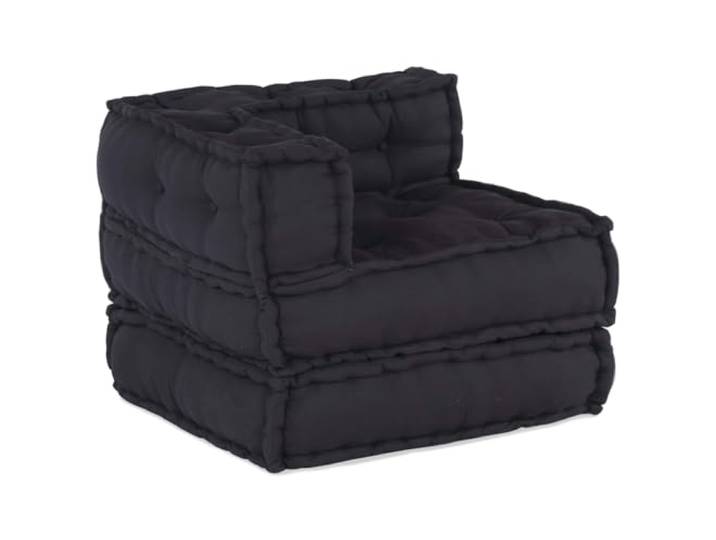 HNSMFPRE Modulares Sofa, 4-teilig, anthrazit, Stoff Bequem, atmungsaktiv, für den Innen- und Außenbereich, flexibles Design, Schaumstoff