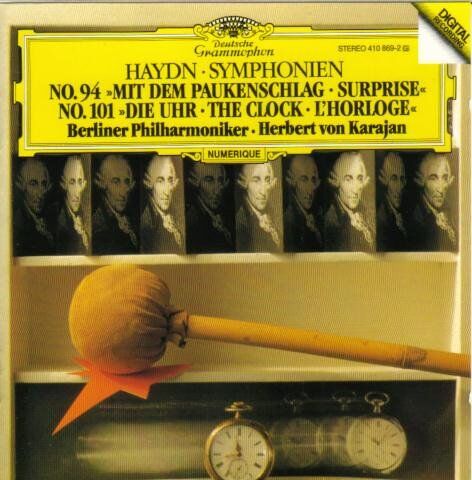 Haydn:Karajan - Haydn: Symphonien No. 94 - Mit dem Paukenschlag & No. 101 - Die Uhr - Preis vom 14.10.2026 23:07:16 h