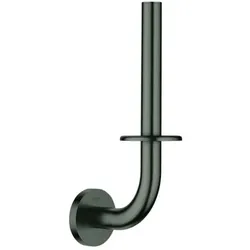 Grohe Essentials WC-Reservepapierhalter 40385AL1 hard graphite gebürstet, Wandmodell, verdeckte Befestigung