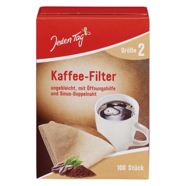 Jeden Tag 100 Gr. 2 Kaffeefilter (188402)