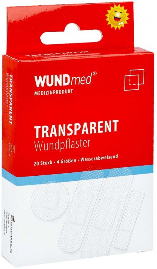 WUNDmed Pflaster transparent wasserfest 4 Grössen