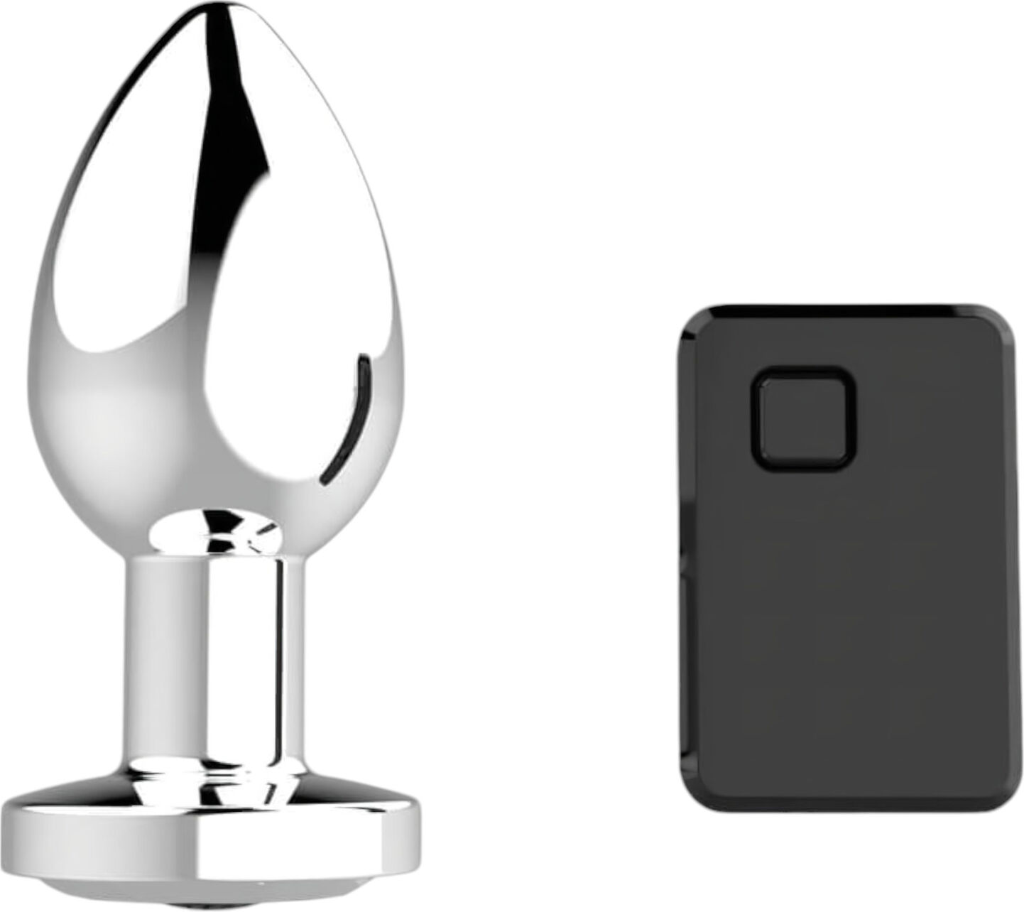 Sunfo - Silver Wireless Radio-Controlled Anal Vibrator
