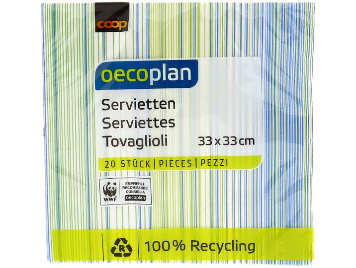 Oecoplan Servietten ColourLine 33cm 20 Stück