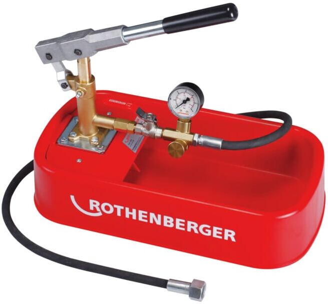 Pompe de vérification RP30 cap.vérip. 0-30bar,cap. press. 0-440ps 4,5l, raccorde ; ROTHENBERGER (61130)