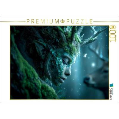 CALVENDO Puzzle Mystische Naturgöttin | 1000 Teile Lege-Größe 64x48cm Foto-Puzzle für glückliche Stunden