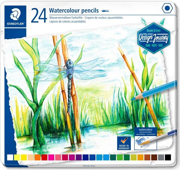 Staedtler Dj Akvarel Farveblyanter   24 Farver