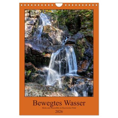 Bewegtes Wasser (Wandkalender 2026 DIN A4 hoch), CALVENDO Monatskalender