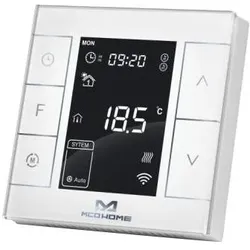 MCO Home MCOHome Thermostat MH7 für Elektroheizungen mit Feuchtigkeitssensor Version 2 bl, Thermostat, Schwarz