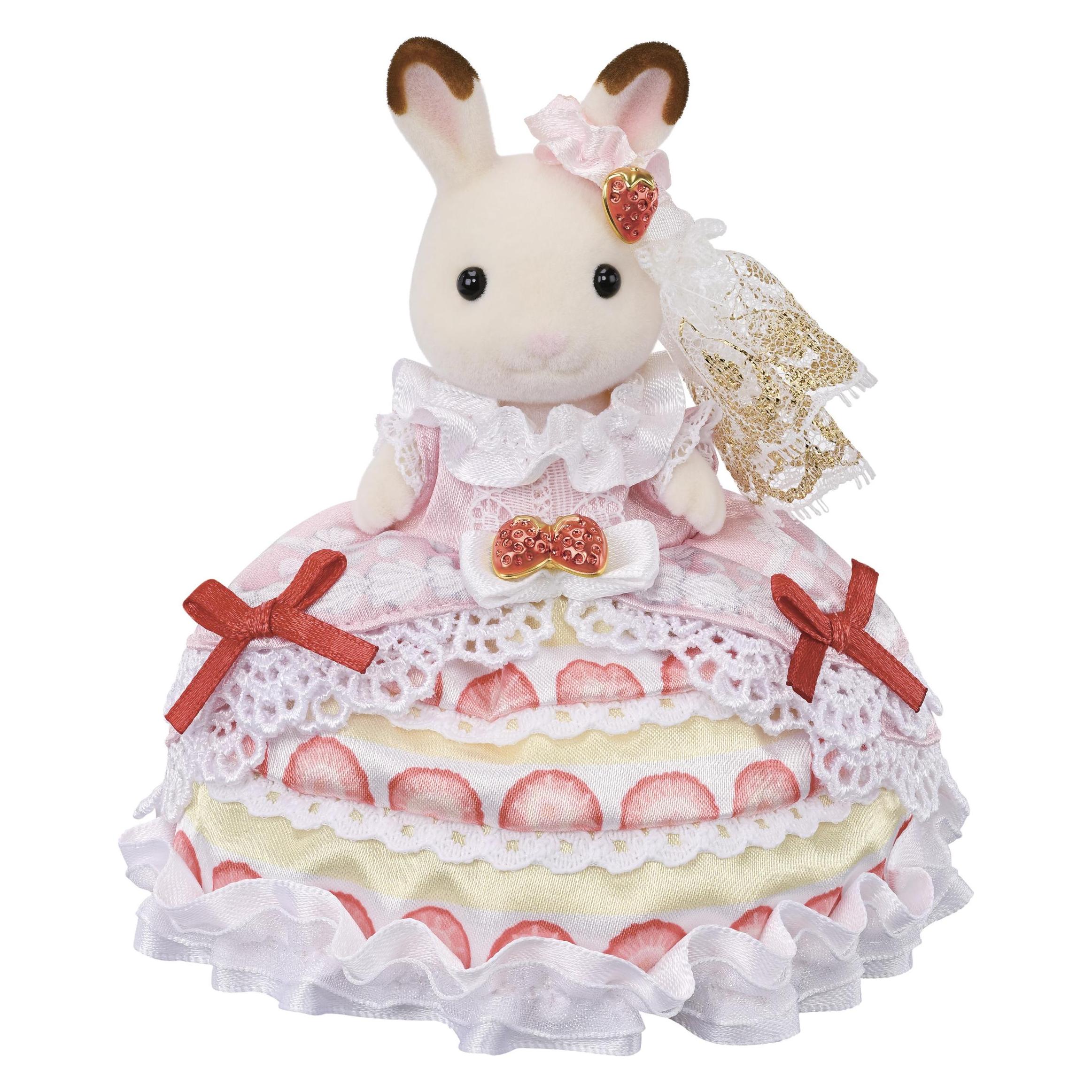 Sylvanian Families 40. Jubiläum: Freya im Erdbeer-Geburtstagskleid (SF5847)