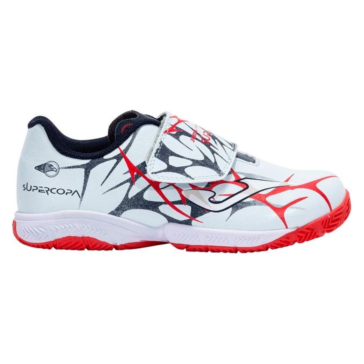 Joma Hallenfussballschuhe für Erwachsene Sport Super Copa 2505 Weiss (28) (SCJW2505INV)