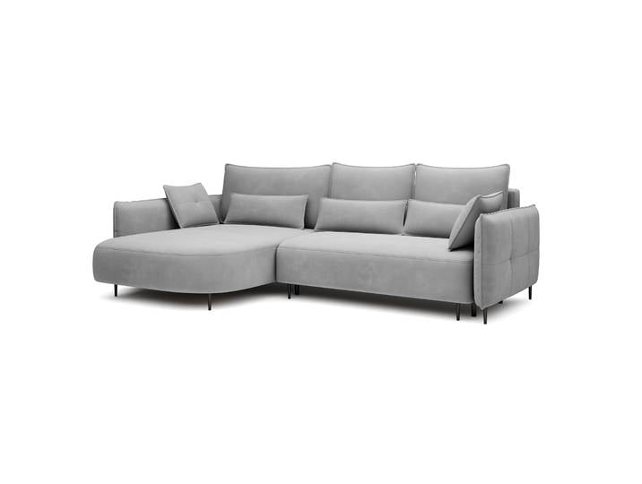 Ecksofa Oblivio mit Schlaffunktion, L-förmig, mit Stauraum,