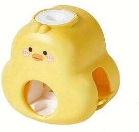 Uplifted Goods Cute Yellow Duck Automatic Toothpaste Dispenser 1pc
