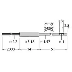 Turck Kunststoff-Lichtleiter PIPS46U