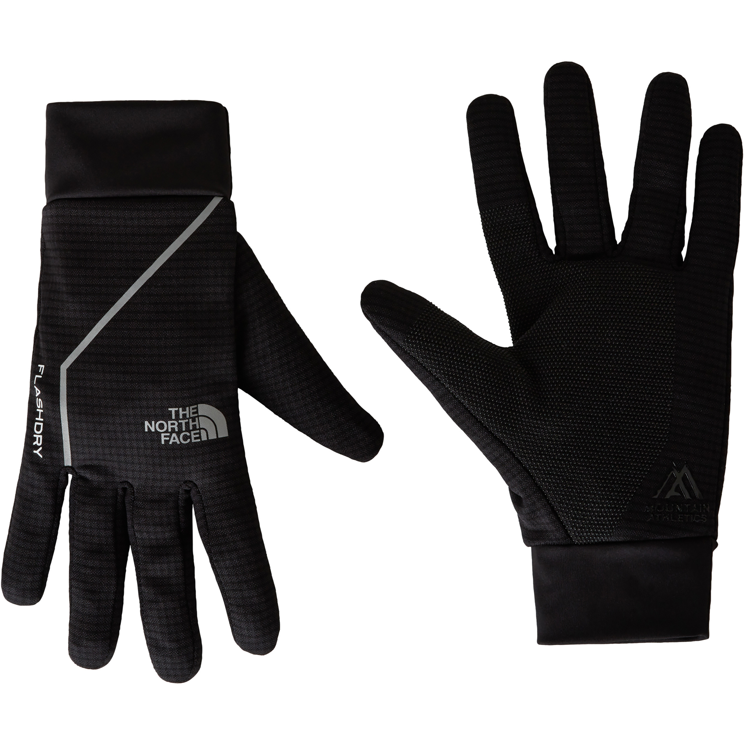 The North Face Flex Flashdry Fingerhandschuhe schwarz Größe S Trekking Atmungsaktiv
