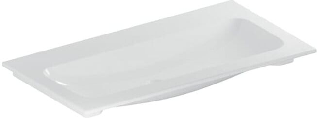 Geberit iCon Meuble lavabo 90x48 cm sans trou de robinet, sans trop-plein, blanc (501845003)