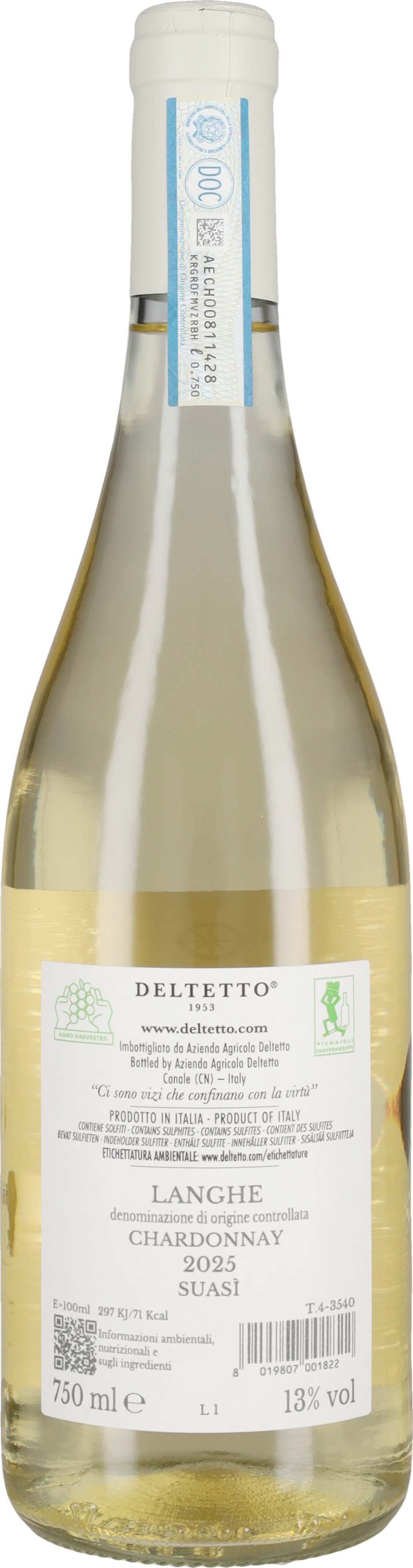 Chardonnay 'Suasì' Deltetto 2025
