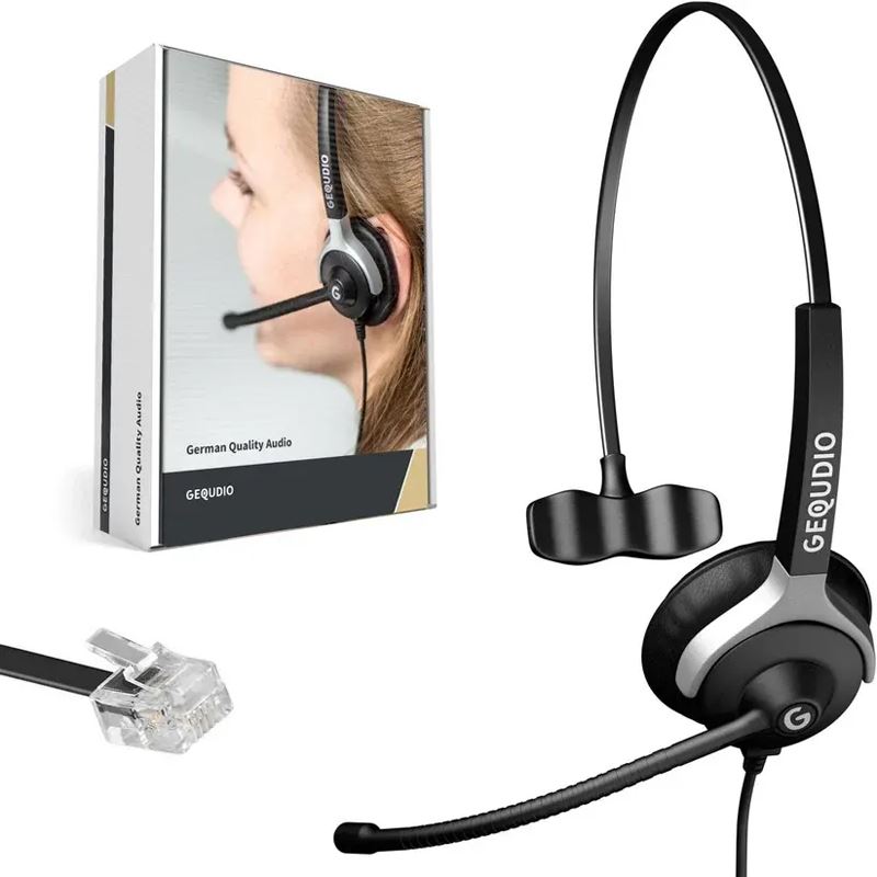 Gequdio Headset 1-Ohr für Unify mit Kabel