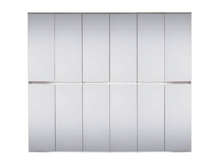 Garderobenschrank Mirror weiss Holzwerkstoff B 222 T 34 H 191 cm - Garderobenschrank