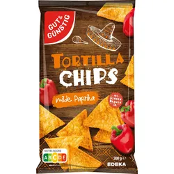 GUT&GÜNSTIG Tortilla Chips milde Paprika 300,0 g