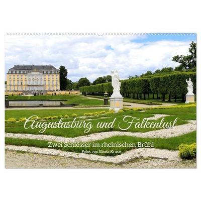 Augustusburg und Falkenlust - Zwei Schlösser im rheinischen Brühl (Wandkalender 2027 DIN A2 quer), CALVENDO Monatskalender