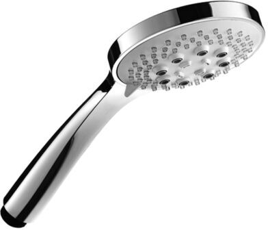 Herzbach Living Spa Handbrause 11.675400.1.01 Brausekopf 100mm, mit Clean-Effekt, chrom