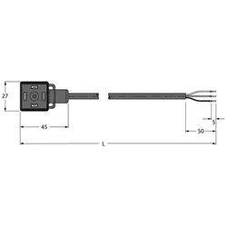 Turck Ventilsteckverbinder VAS22-E80E-2/TXL