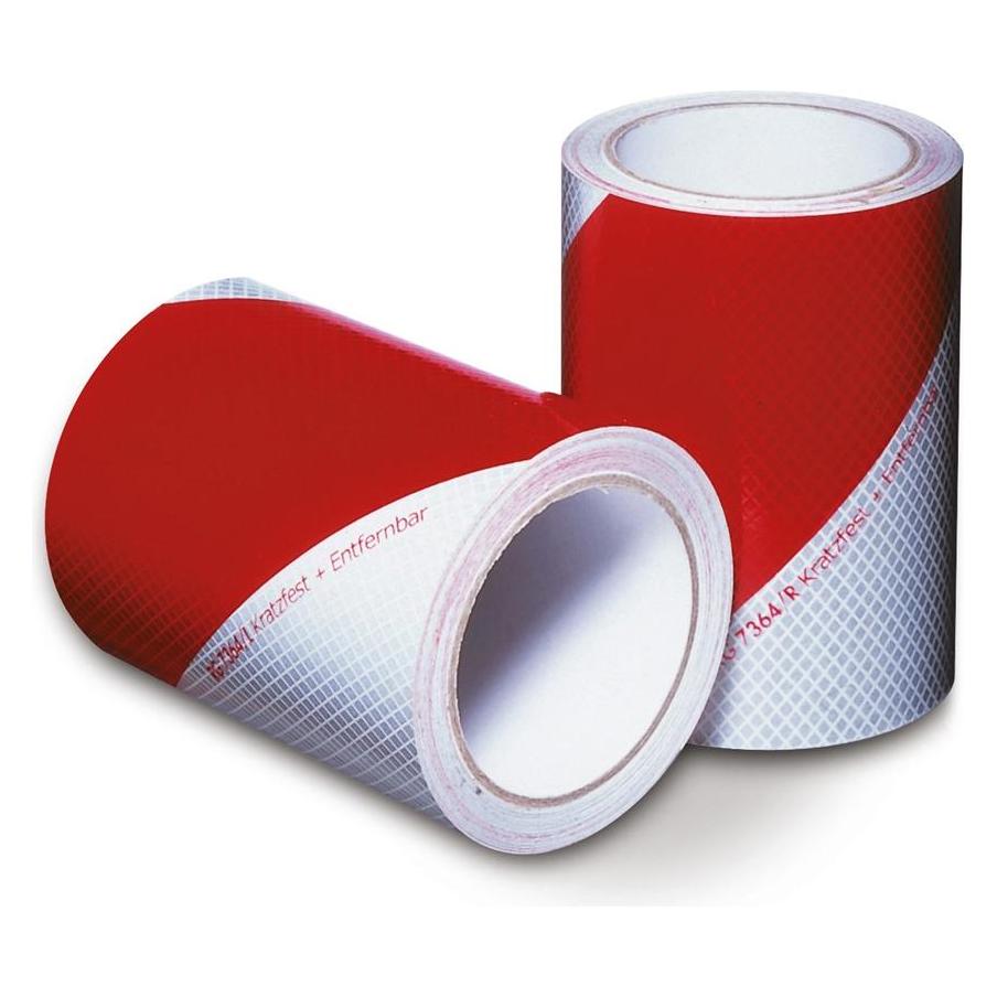 Moravia MORION-Warnmarkierung DIN 30710 Rot-weiss reflektierend R2 (141 mm) (430.12.392)