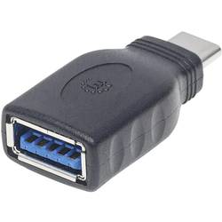 Manhattan USB-C to USB-A Adapter, Male to Female, 5 Gbps (USB 3.2 Gen1 aka USB 3.0) 354646