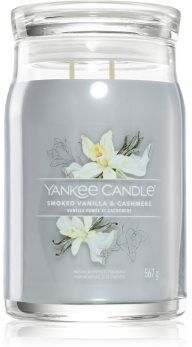 Yankee Candle Smoked Vanilla & Cashmere vela perfumada Signature 567 g. Smoked Vanilla & Cashmere