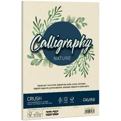 Favini, Kopierpapier, Nature Calligraphy Inkjet Papier A4 (210x297 mm) 50 Blatt Beige (A4, 50 Blätter, 200 g/m2)